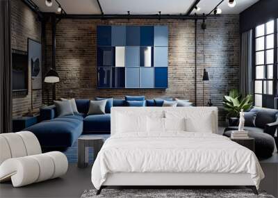 Modern Fusion: Where Style Meets Comfor Wall mural