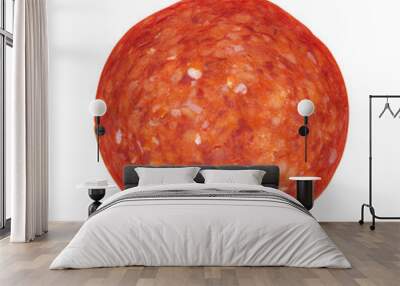 Pepperoni slice Wall mural