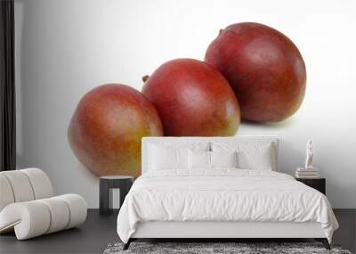 Mango fruit isolated on white background Wall mural