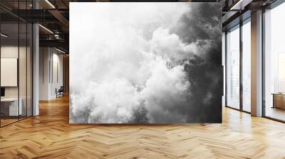 black and white smoke grunge texture Wall mural