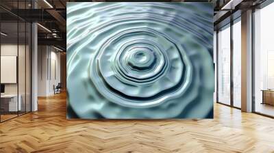 Close-up of Water Ripples Wall mural