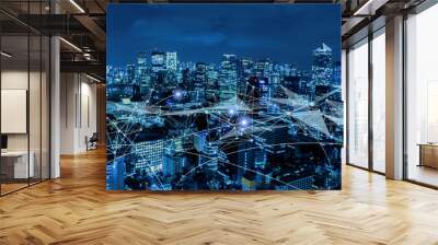 VR 5G AI 人工知能 フィンテック Fintech MaaS ICT ブロックチェーン 3D Wall mural