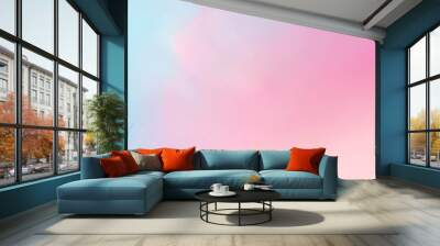 Abstract Watercolor Background with orange, cyan, pink and Peach Tones Wall mural