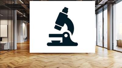 lab microscope icon Wall mural