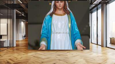 Our Lady of grace catholic religious statue Wall mural