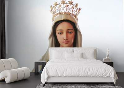 Our Lady of grace Virgin Mary catholic religious statue Wall mural