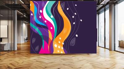 colorful bacground, creative. for print, banner, flyer etc.  Wall mural