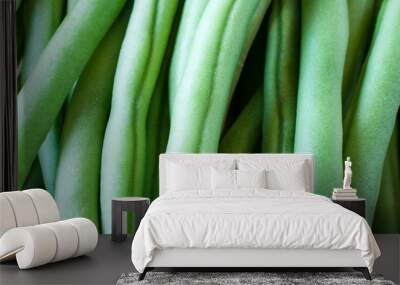 Texture of Green beans Wall mural