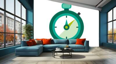 Stopwatch | isolated vector illustration on white background Wall mural