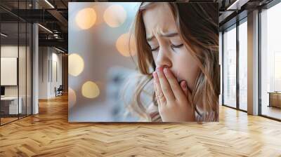 children whooping cough background Wall mural