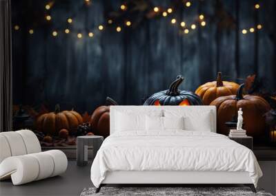 halloween background wallpaper Wall mural