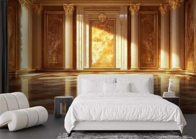 panorama luxury background , ai Wall mural