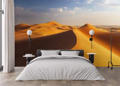 Remah Desert, Al Ain, Abu Dhabi, United Arab Emirates, Middle East, ai Wall mural