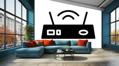 Internet Modem Network Icon Wall mural