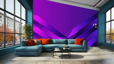 Abstract purple blue background Wall mural