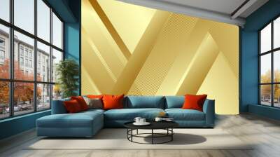 Modern gold corporate design Wall mural