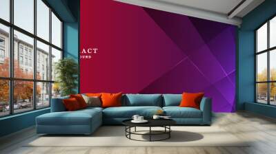 Modern red and blue background vector design Wall mural