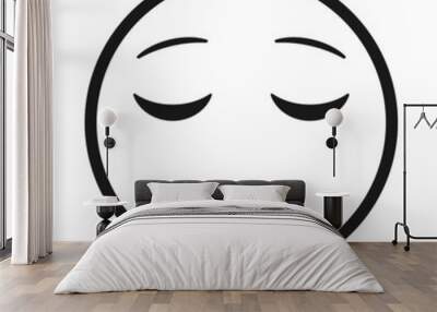 Emoji Icon vector graphic Design Wall mural