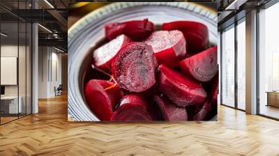 Pickled red beet  Wall mural