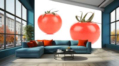 Two fresh tomatoes. Wall mural