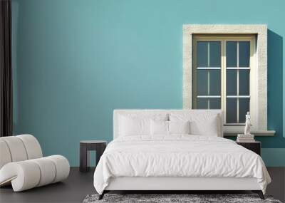 plain wall with window modern design 5 Wall mural