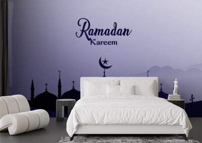 sample ramadhan kareem banner vector Wall mural