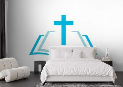 church logo vector simple illustration Wall mural