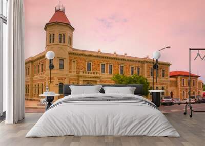 Historic customs house in Port Adelaide (South Australia) Wall mural