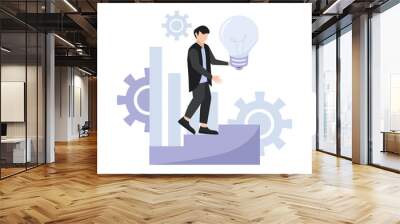 Business Planning Flat Design Illustration Wall mural