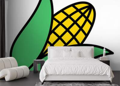 Corn Icon Wall mural