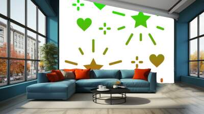 Fireworks Icon Wall mural