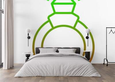 Ring Icon Wall mural