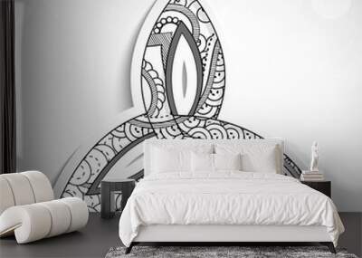 Trinity Sunday background Wall mural