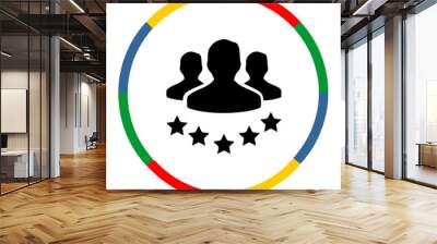  Google customer review symbol Wall mural