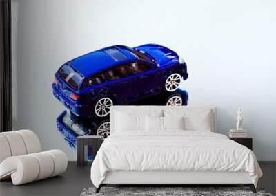 Toy car reflection Wall mural