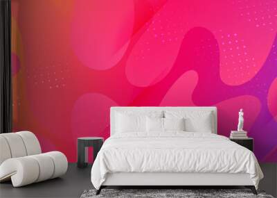 Multicolor Abstract Poster. Gradient Background.  Wall mural