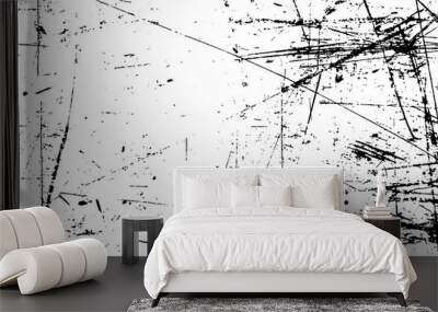 Vintage grunge scratches texture Wall mural