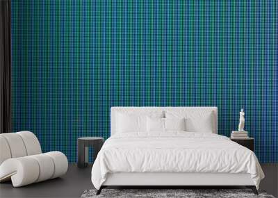 Abstract blue pixel background with smooth blurred transition Wall mural