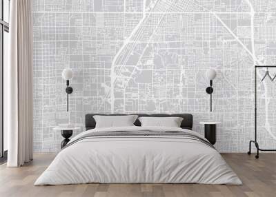 Vector city map of Las Vegas, Nevada Wall mural