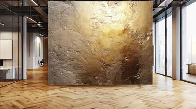 Grunge textured background with a golden hue. Wall mural