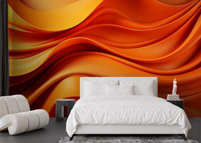 Abstract texture orange  background Wall mural