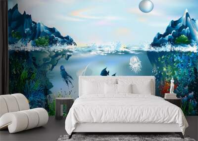 Underwater World Wall mural