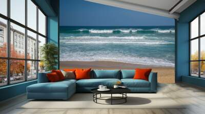 wave on the beach Wall mural