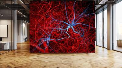 Abstract Cancerous metastasis.  Medical 3d illustration Wall mural