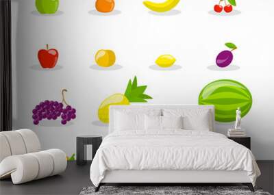 Fruit set Wall mural