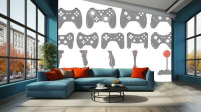 gamepad icon set. Wall mural