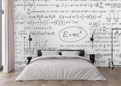 The science of seamless scientific and mathematical calculations.
 Wall mural