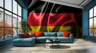 Germany Silk Satin Flag Wall mural