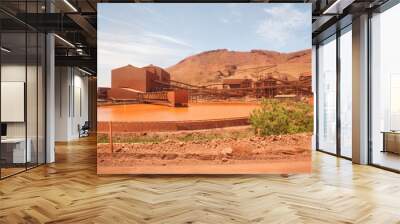 iron ore mining operations Wall mural