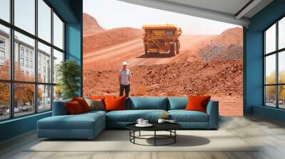 Mining truck Wall mural